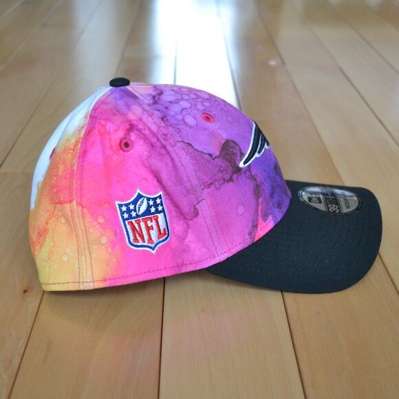 NFL New England Patriots Baseball Cap Hat Intercept Cancer New Era - Picture 2 of 7